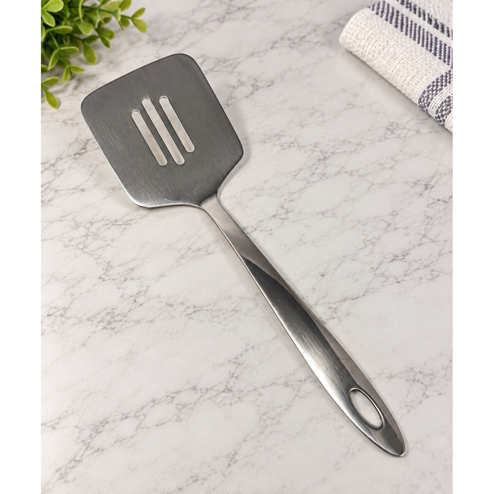 Oneida Stainless Steel Slotted Spatula Turner 10 Inch Kitchen Tool